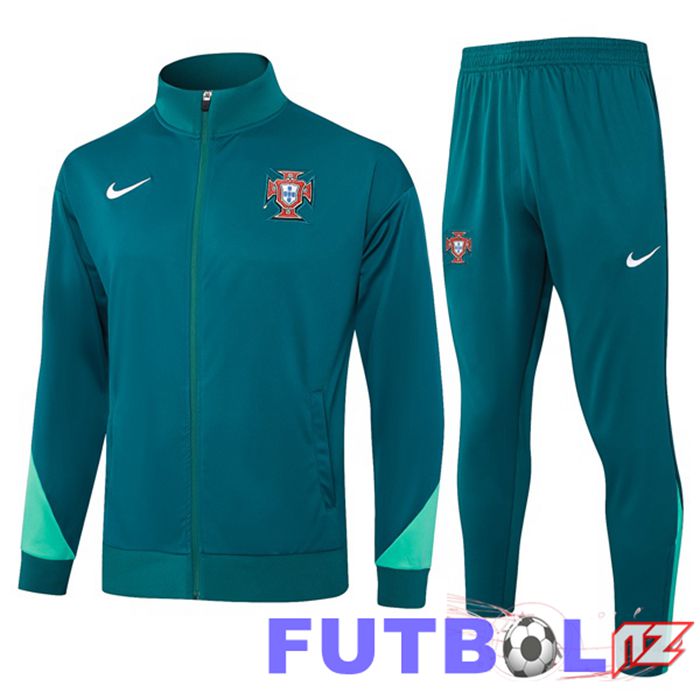 Chandal Equipos De Futbol - Chaqueta Portugal Verde 2024/2025