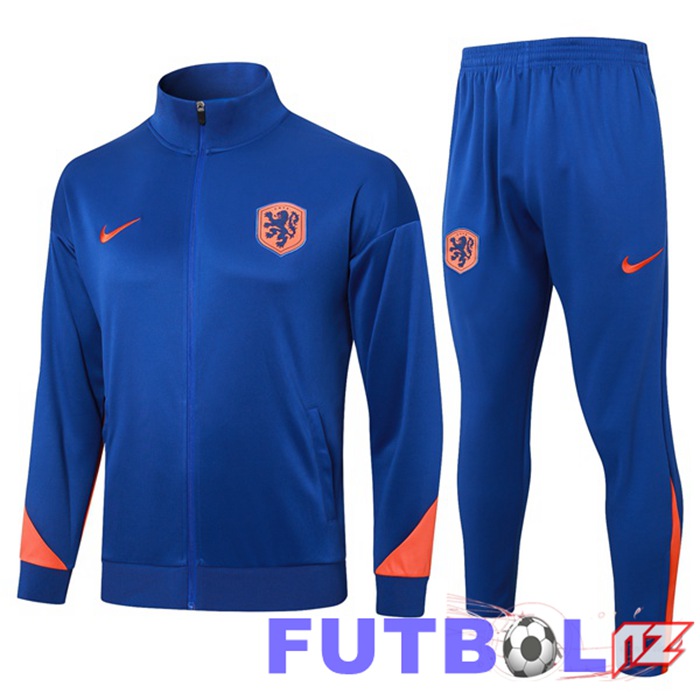 Chandal Equipos De Futbol - Chaqueta Países Bajos Azul 2024/2025