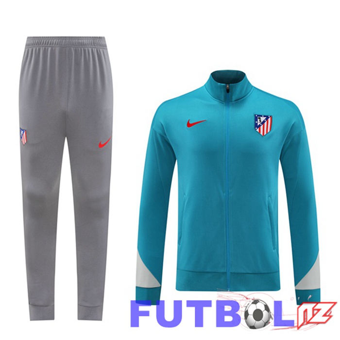 Chandal Equipos De Futbol - Chaqueta Atletico Madrid Azul 2024/2025