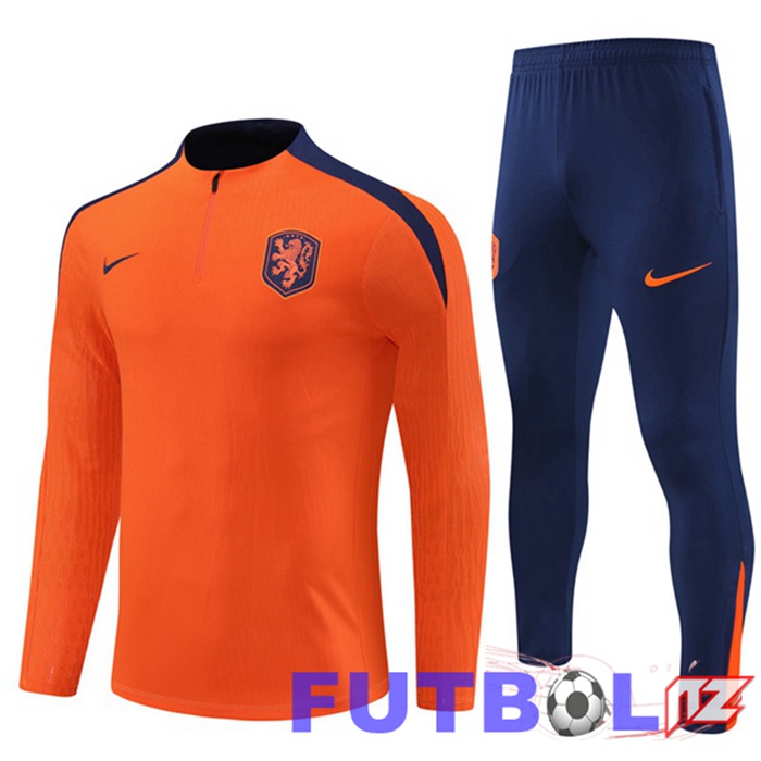Chandal Equipos De Futbol Países Bajos Naranja 2024/2025