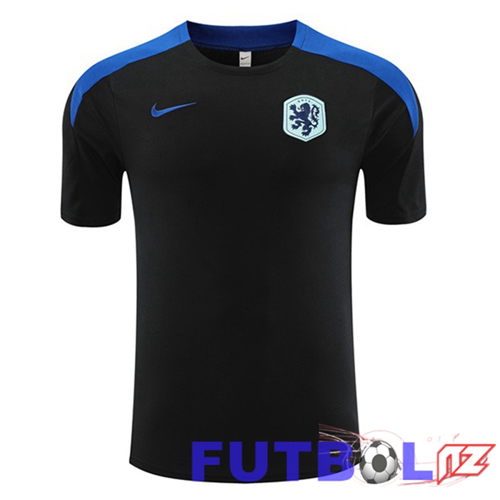 Camiseta Entrenamiento Países Bajos Negro 2024/2025