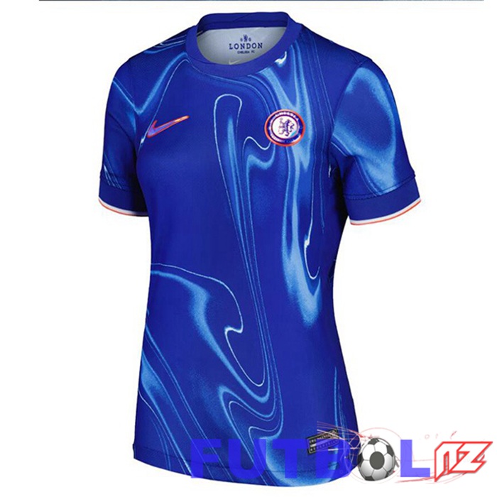 Camisetas De Futbol FC Chelsea Mujer Primera Azul 2024/2025