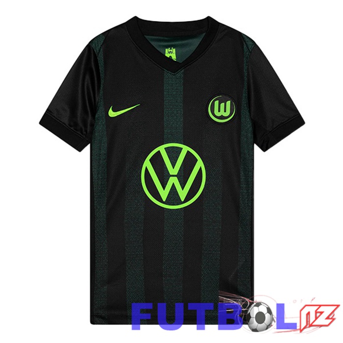 Camisetas De Futbol Vfl Wolfsburg Segunda Negro 2024/2025