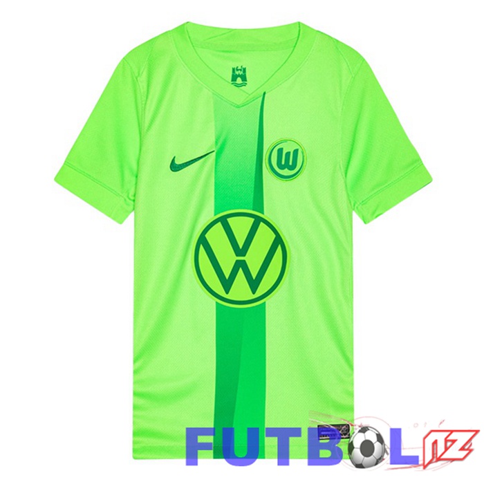 Camisetas De Futbol Vfl Wolfsburg Primera Verde 2024/2025