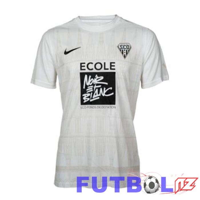 Camisetas De Futbol Angers SCO Segunda Blanco 2024/2025