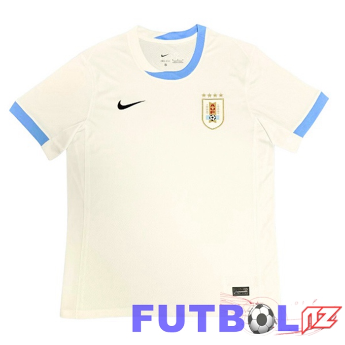 Camisetas De Futbol Equipe De Uruguay Segunda Blanco 2024/2025