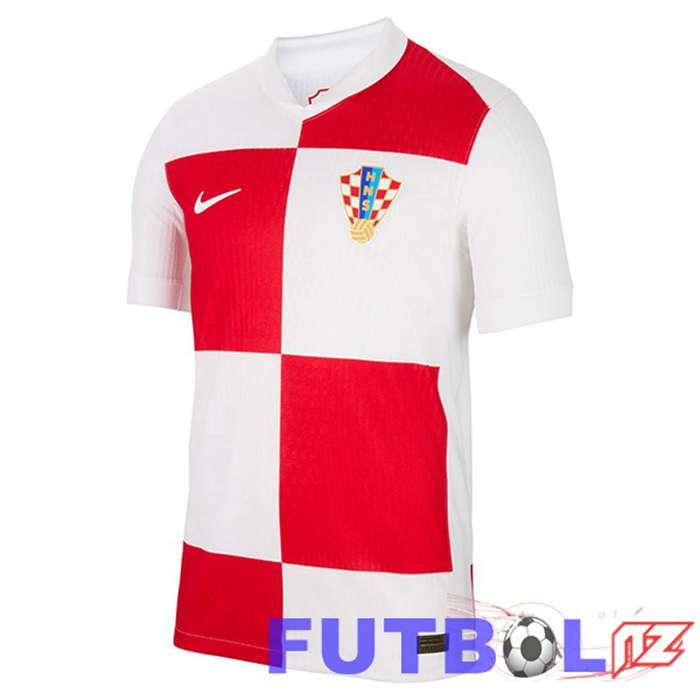 Camiseta Nacional Croacia Primera Blanco 2024/2025
