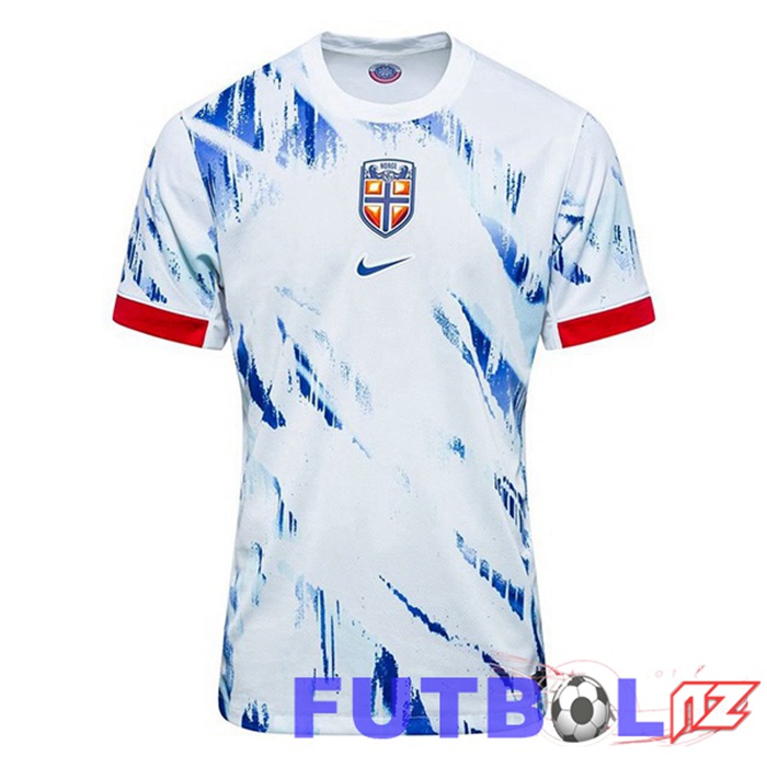 Camiseta Nacional Noruega Segunda Blanco 2024/2025