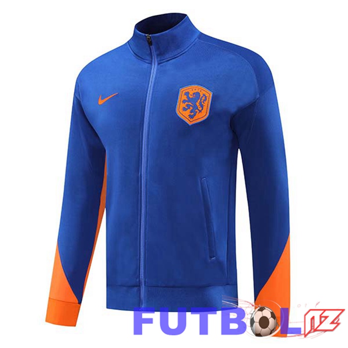 Chaquetas Futbol Países Bajos Azul 2024/2025