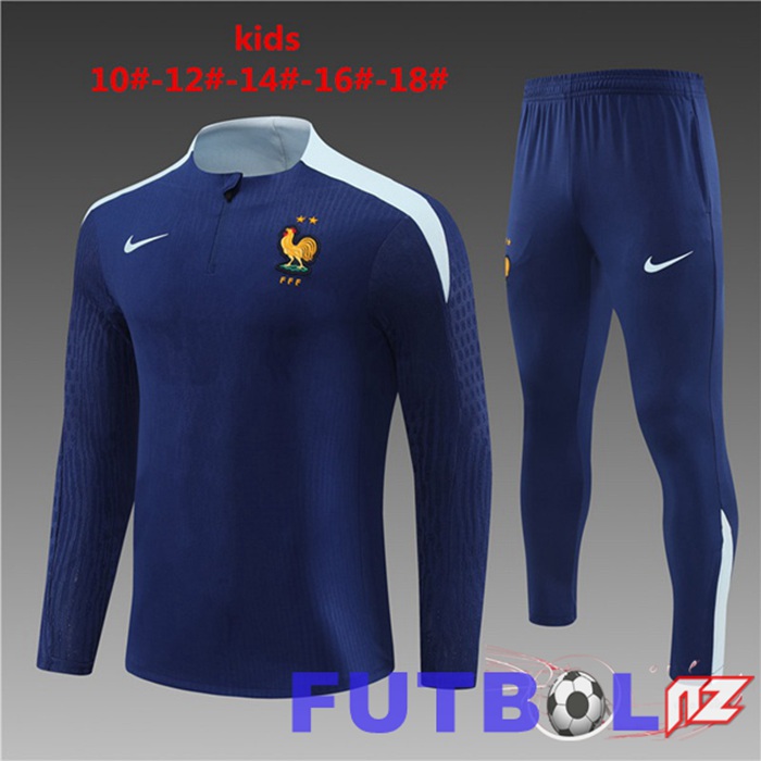 Chandal Equipos De Futbol Francia Ninos Azul Real 2024/2025