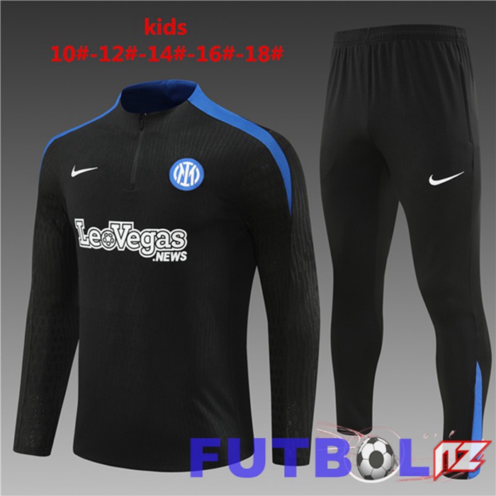 Chandal Equipos De Futbol Inter Milan Ninos Negro 2024/2025