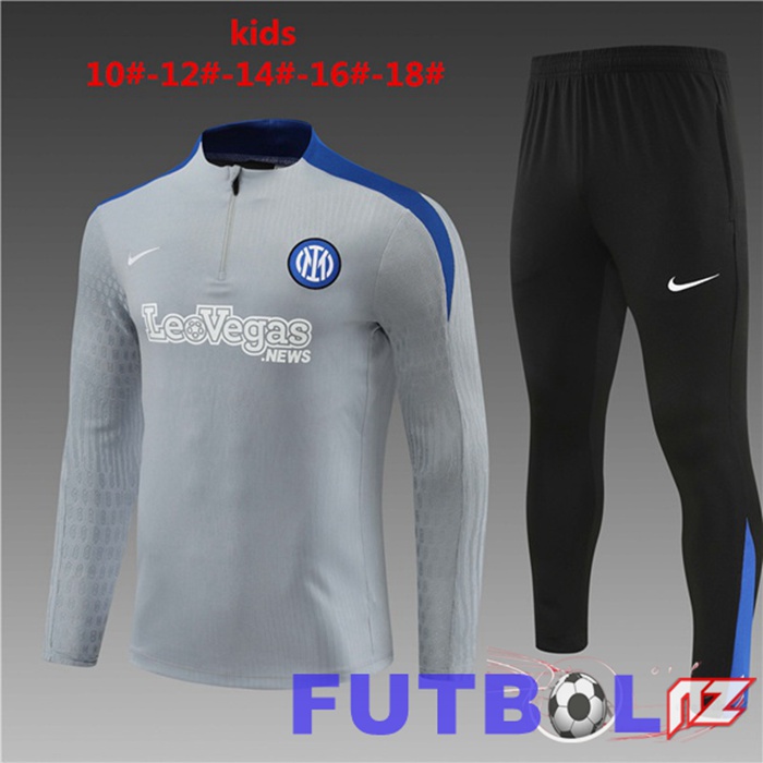 Chandal Equipos De Futbol Inter Milan Ninos Gris 2024/2025