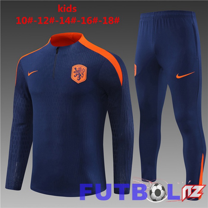 Chandal Equipos De Futbol Países Bajos Ninos Azul Real 2024/2025