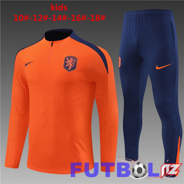 Chandal Equipos De Futbol Países Bajos Ninos Naranja 2024/2025