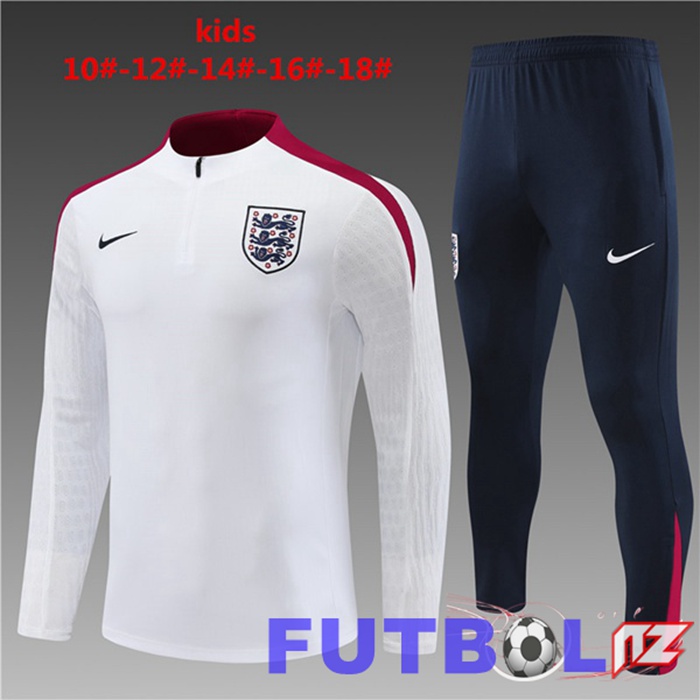 Chandal Equipos De Futbol Inglaterra Ninos Blanco 2024/2025