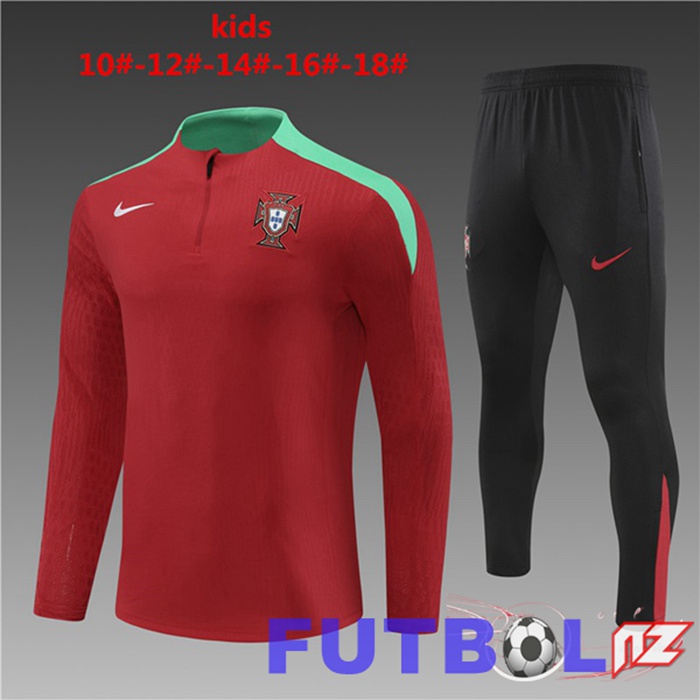 Chandal Equipos De Futbol Portugal Ninos Rojo 2024/2025