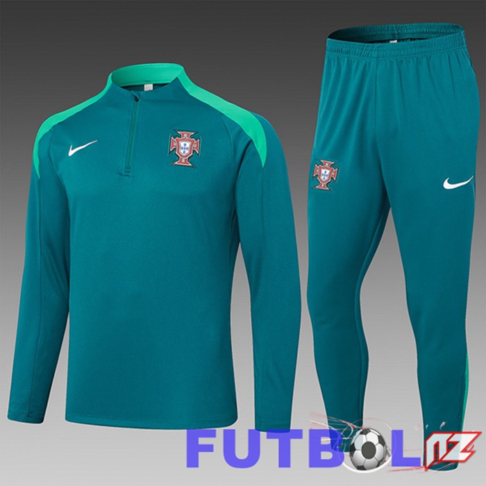 Chandal Equipos De Futbol Portugal Ninos Verde 2024/2025