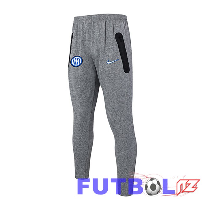 Pantalon Entrenamiento Inter Milan Gris 2024/2025