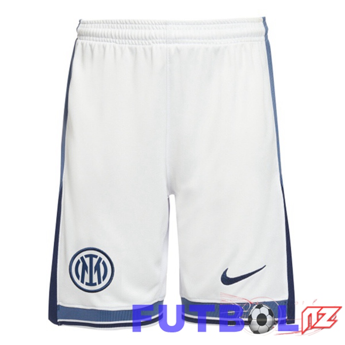 Cortos de Futbol Inter Milan Segunda Blanco 2024/2025