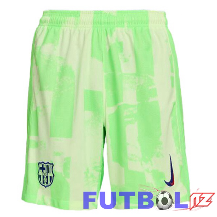 Cortos de Futbol FC Barcelona Tercera Verde 2024/2025
