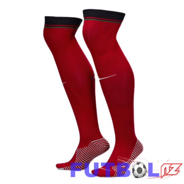 Calcetines De Futbol Portugal Primera Rojo 2024/2025