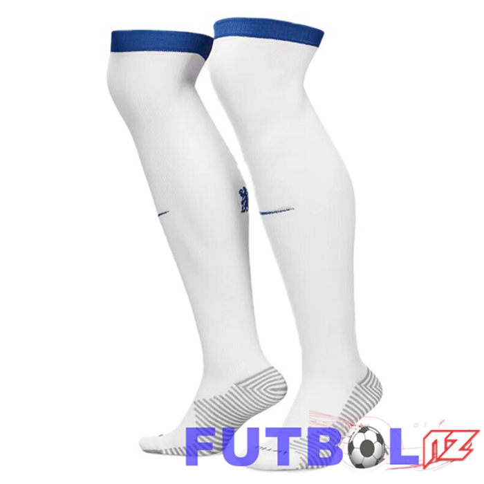 Calcetines De Futbol FC Chelsea Primera Blanco 2024/2025