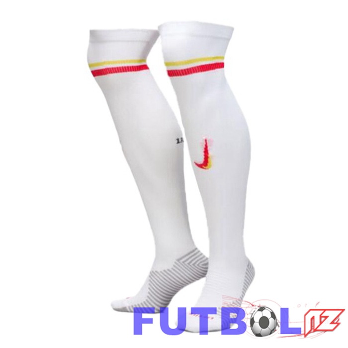 Calcetines De Futbol Liverpool Tercera Blanco 2024/2025