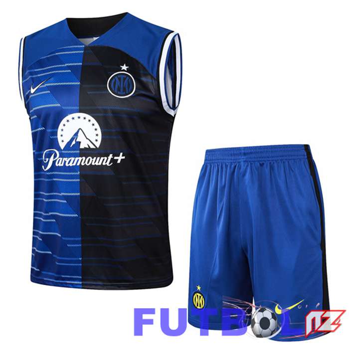 Gilet Inter Milan + Cortos Azul Negro 2024/2025