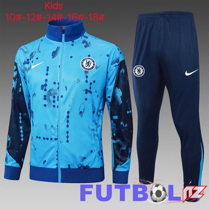 Chandal Equipos De Futbol - Chaqueta FC Chelsea Ninos Azul 2025/2026