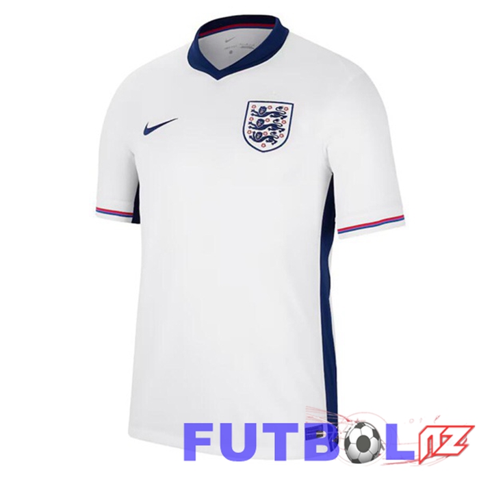 Camiseta Equipe Inglaterra Primera Blanco UEFA Euro 2024