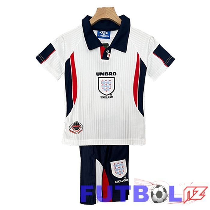 Camisetas De Futbol Inglaterra Retro Ninos Primera 1998