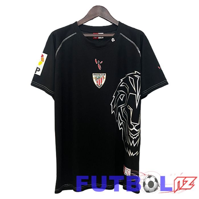Camisetas De Futbol Athletic Bilbao Retro Negro 2005/2008