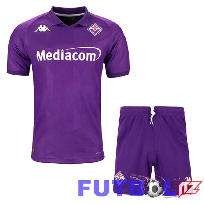 Camiseta ACF Fiorentina Primera + Cortos 2024/2025