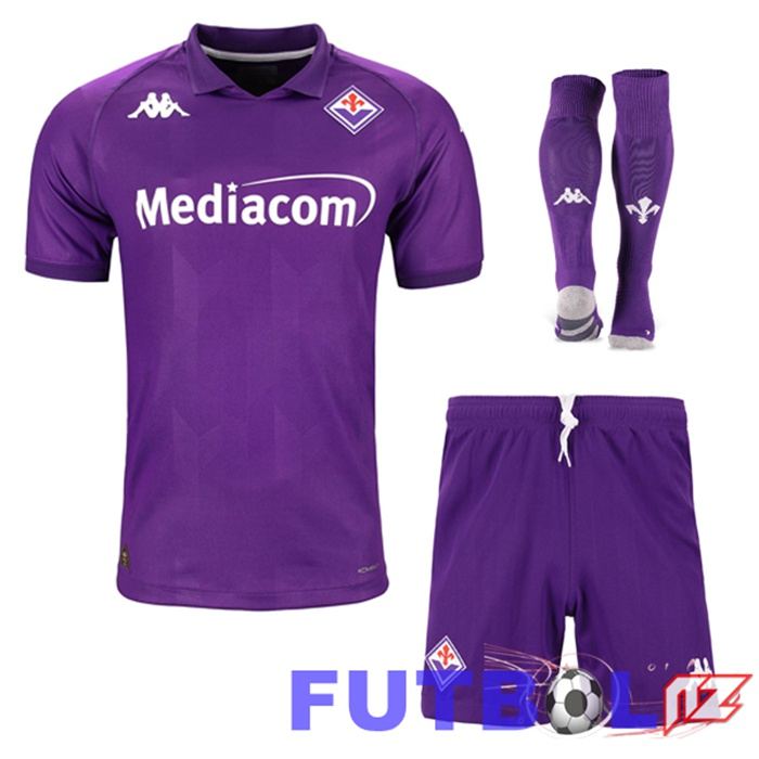 Camiseta ACF Fiorentina Primera (Cortos + Calcetines) 2024/2025