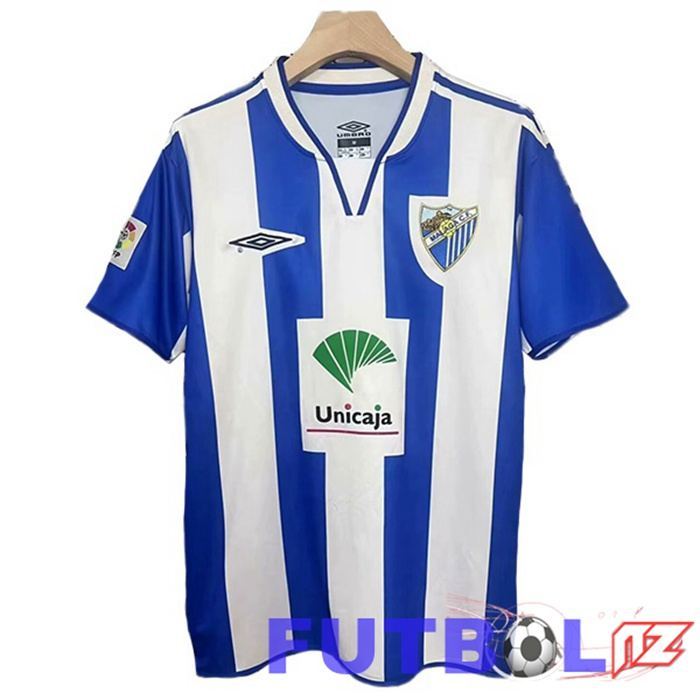 Camisetas De Futbol Malaga Retro Primera Azul Blanco 2005-2006