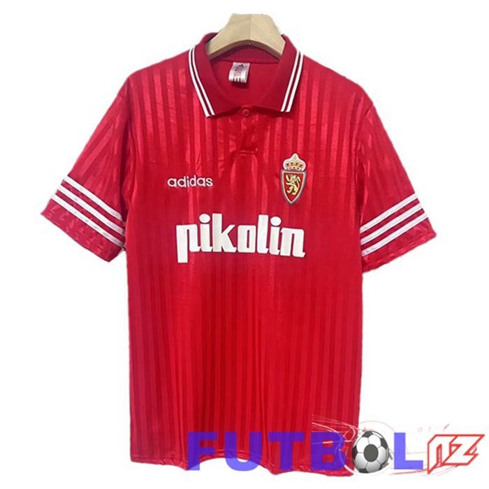 Camisetas De Futbol Real Zaragoza Retro Segunda Rojo 1995-1996