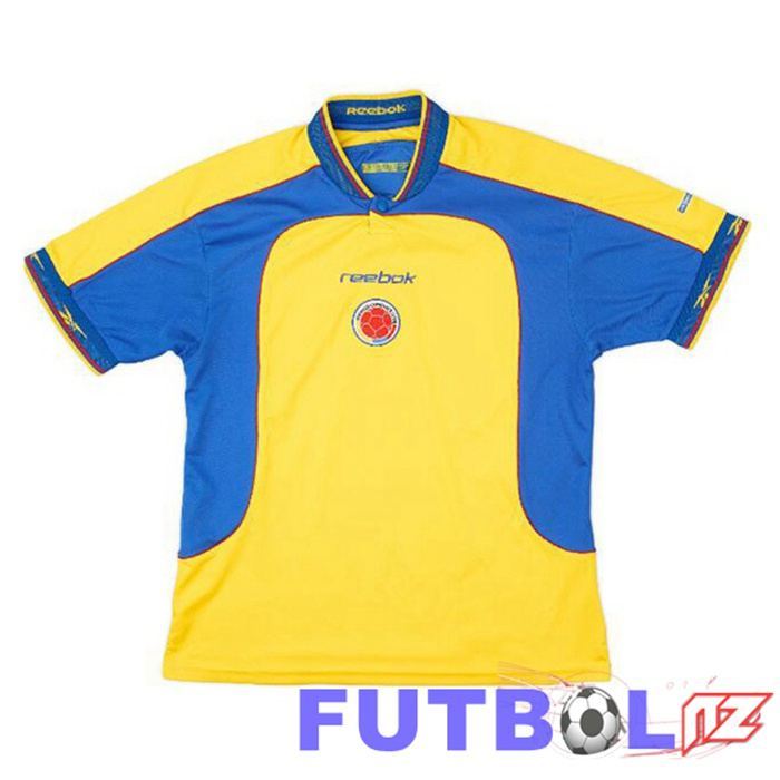 Camisetas De Futbol Colombia Retro Primera Amarillo 2001-2002