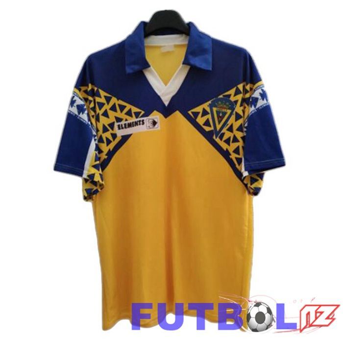 Camisetas De Futbol Cadiz CF Retro Segunda Amarillo 1991-1992