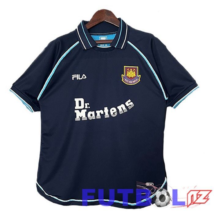 Camisetas De Futbol West Ham United Retro Tercera Azul Real 1999-2001 Camisetas De Futbol West Ham United Retro Tercera Azul Real 1999-2001