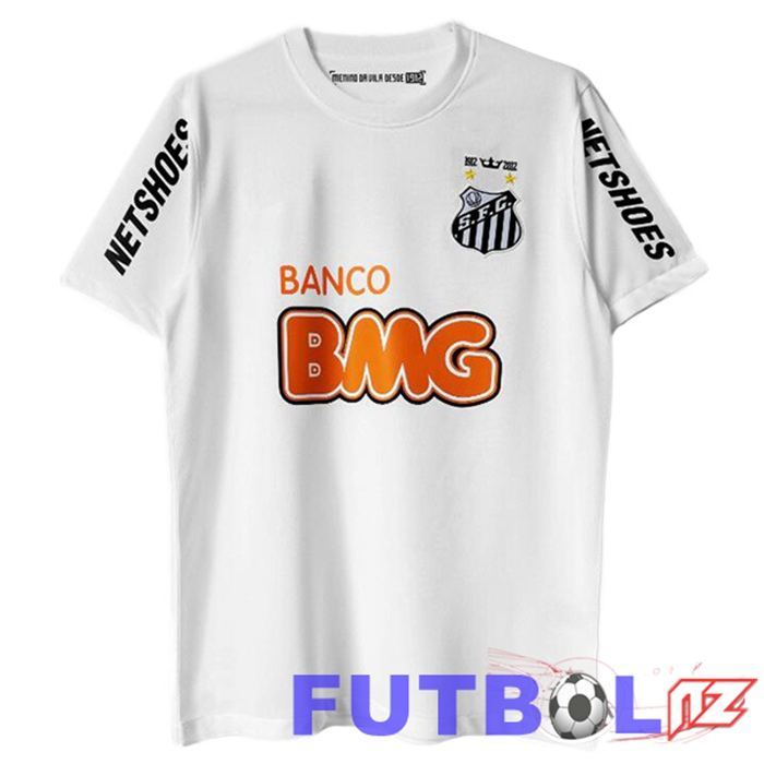 Camisetas De Futbol Santos FC Retro Primera Blanco 2012-2013 Camisetas De Futbol Santos FC Retro Primera Blanco 2012-2013