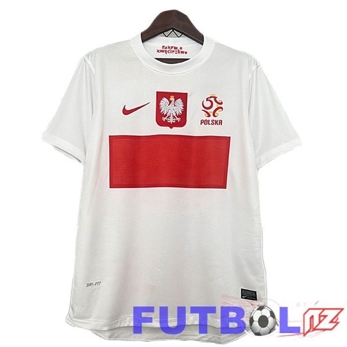 Camisetas De Futbol Polonia Retro Primera Blanco 2012