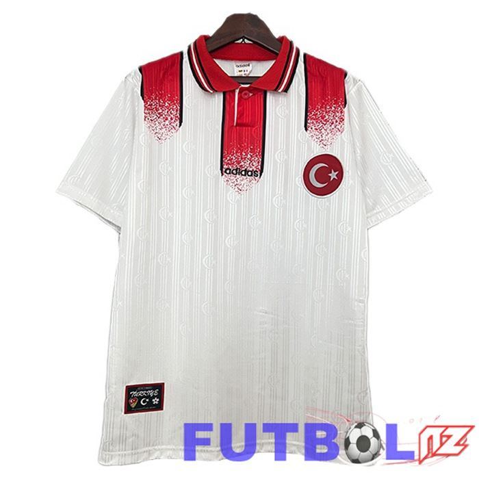 Camisetas De Futbol Turco Retro Segunda Blanco 1996