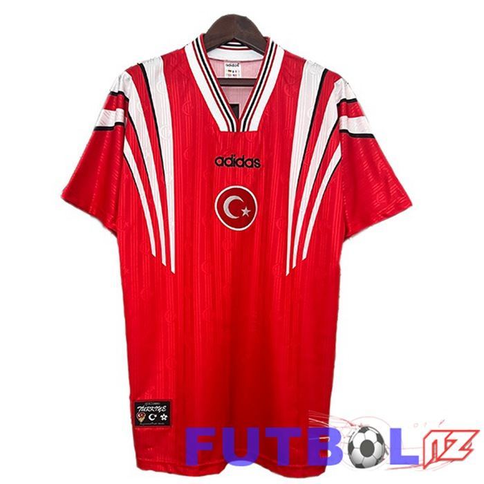 Camisetas De Futbol Turco Retro Primera Rojo 1996