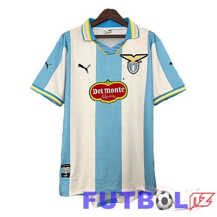 Camisetas De Futbol SS Lazio Retro Primera Azul Blanco 1999-2000