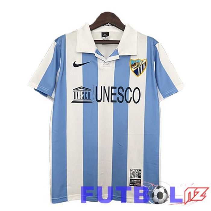 Camisetas De Futbol Malaga Retro Primera Azul Blanco 2012-2013