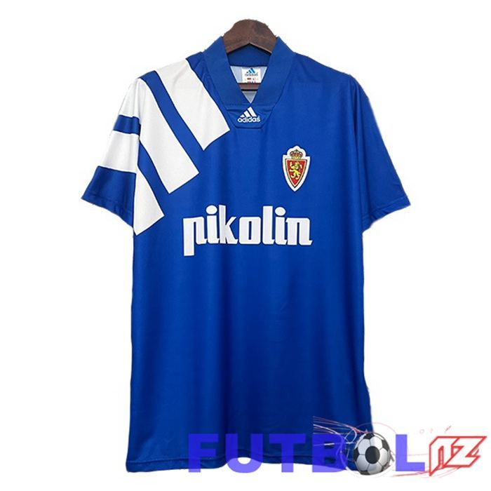 Camisetas De Futbol Real Zaragoza Retro Segunda Azul 1992-1993
