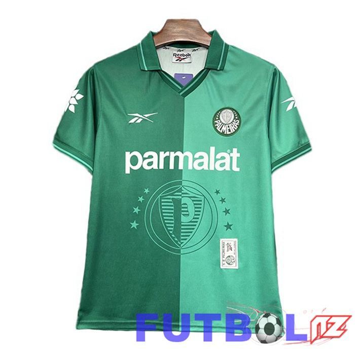 Camisetas De Futbol Palmeiras Retro Primera Verde 1997-1998