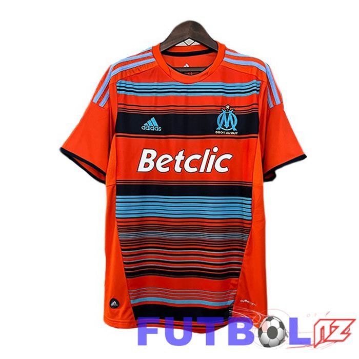 Camisetas De Futbol Marsella OM Retro Tercera Naranja 2011-2012