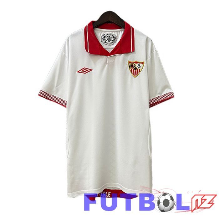 Camisetas De Futbol Sevilla FC Retro Primera Blanco 2012-2013