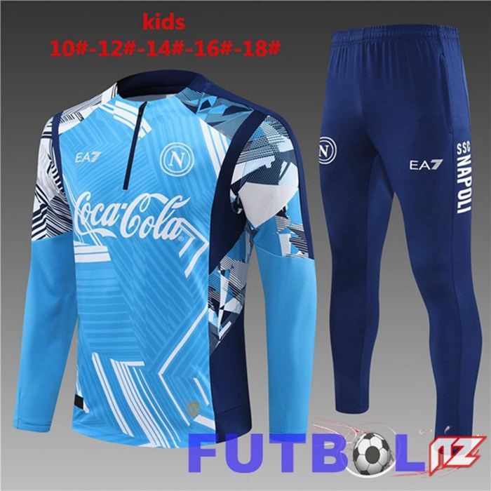 Chandal Equipos De Futbol SSC Napoli Ninos Azul 2024/2025